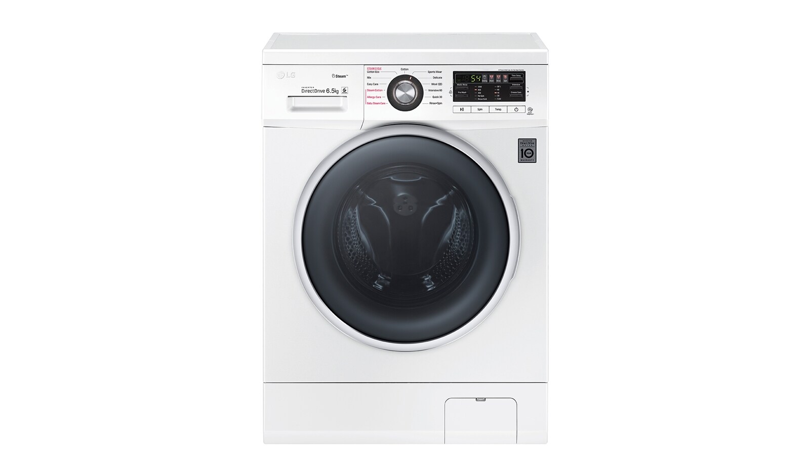 Pralka Parowa Spa Steam / slim FH296WDS - widok z przodu