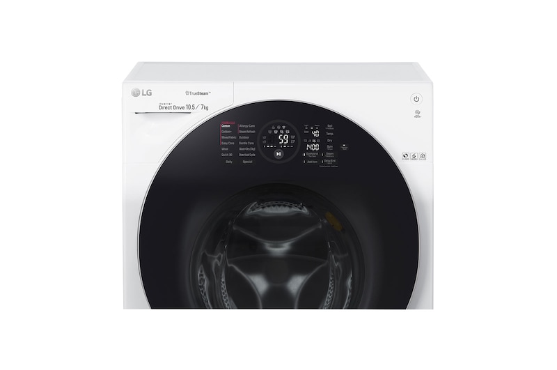 LG Pralko-suszarka TwinWash TrueSteam 1400rpm, 10,5/7kg, FH4G1JCH2N