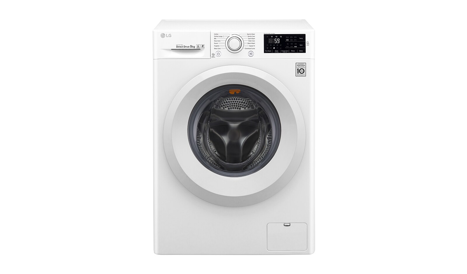 Pralka C5 1400rpm 9kg FH4U2VFN3 - widok z przodu