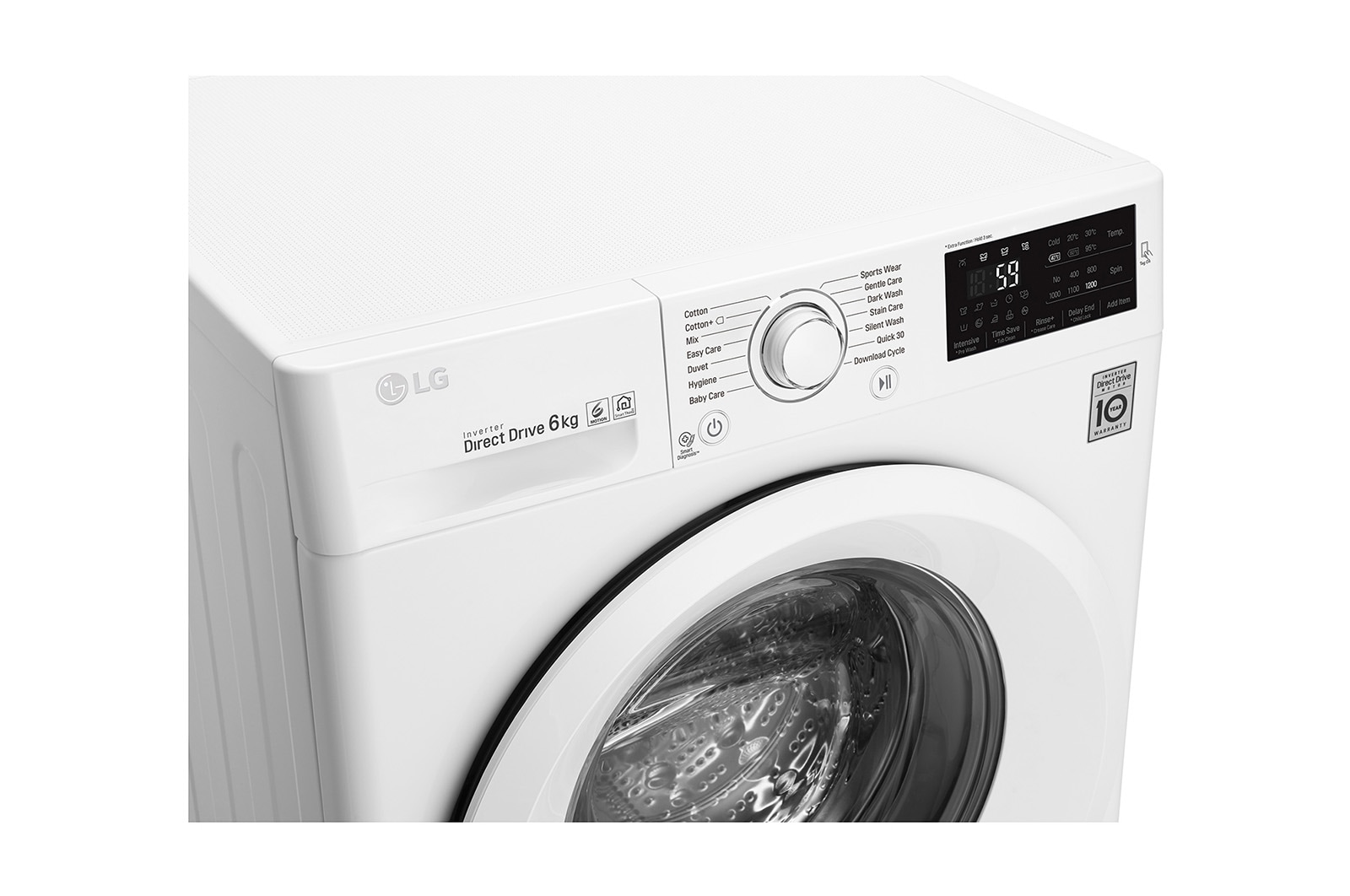 LG Pralka LG  C5 slim 6kg 1200rpm F2J5NN3W, F2J5NN3W