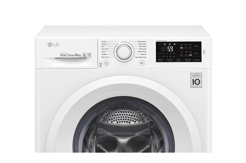 LG Pralka LG  C5 slim 6kg 1200rpm F2J5NN3W, F2J5NN3W