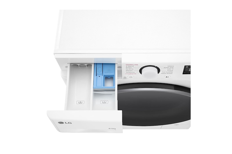 LG Pralko-suszarka LG Vivace | biała | slim 8/5 kg | 1200 obr. | Steam | AIDD | F2D85501W, F2D85501W