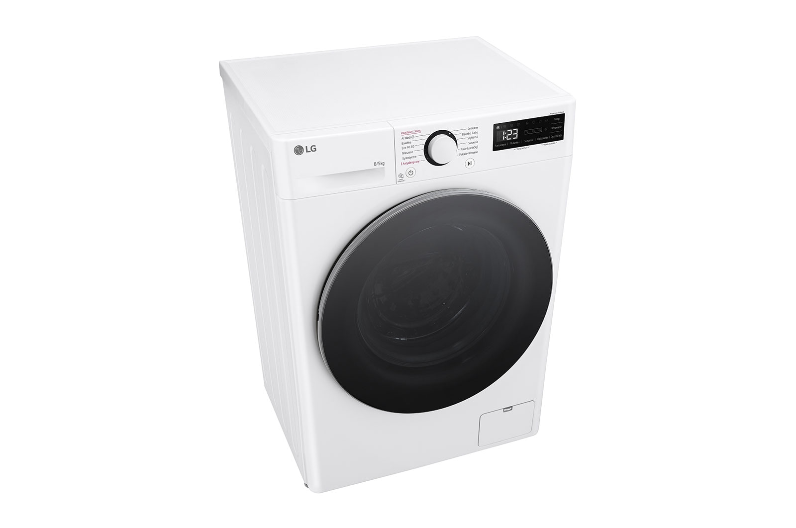 LG Pralko-suszarka LG Vivace | biała | slim 8/5 kg | 1200 obr. | Steam | AIDD | F2D85501W, F2D85501W