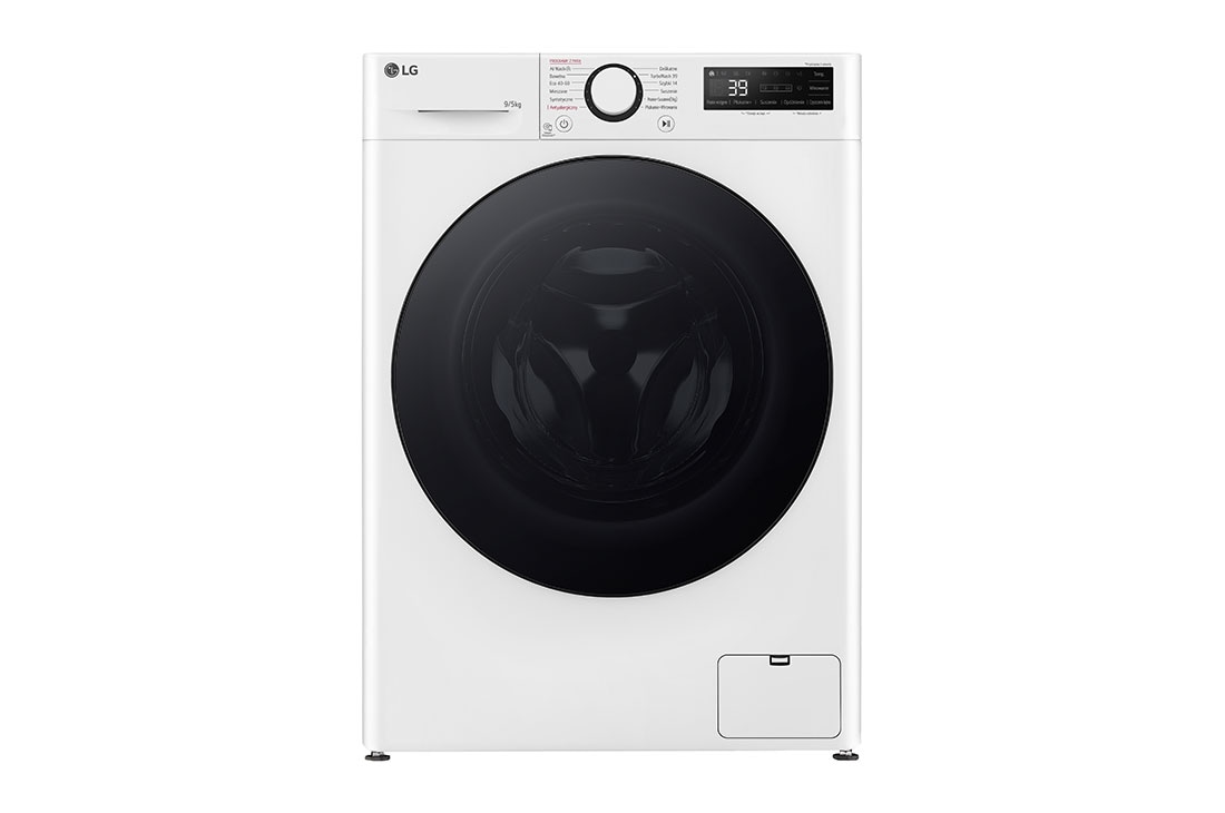 LG Pralko-suszarka LG | biała | slim 9 / 5 kg | AIDD™ | Klasa A-10% | Smart Diagnosis™ | 1200 obr./ min.| F2D9552YW, F2D9552YW
