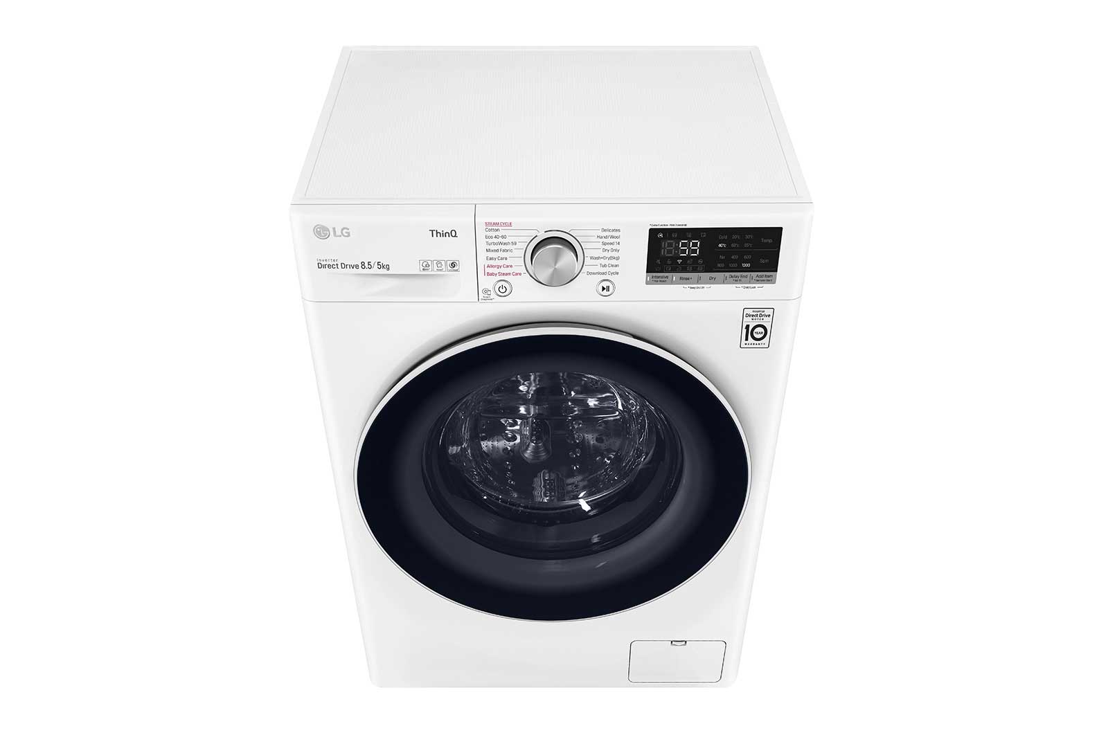 LG Pralko-suszarka LG Vivace | V500 | slim 8,5/5kg | Steam | 1200 obr. | ThinQ | F2DV5S8S0, F2DV5S8S0