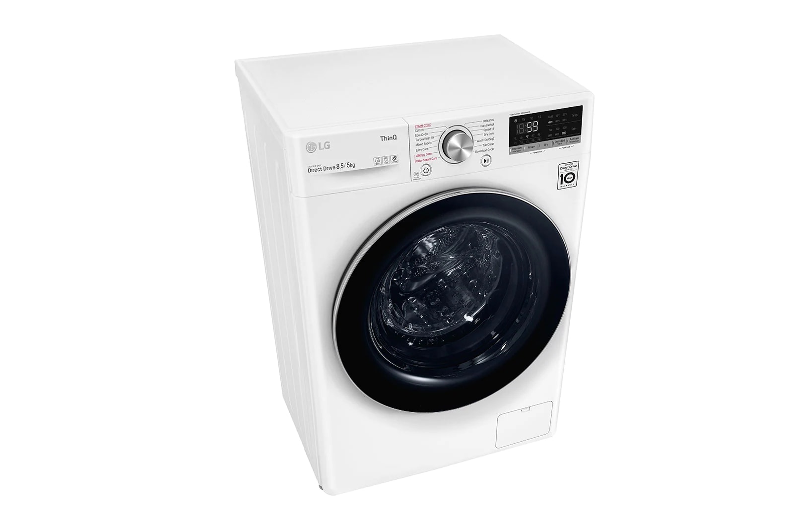 LG Pralko-suszarka LG Vivace | biała | V500 | slim 8,5/5kg | Steam | 1200 rpm | AIDD | ThinQ | F2DV5S8S2, F2DV5S8S2