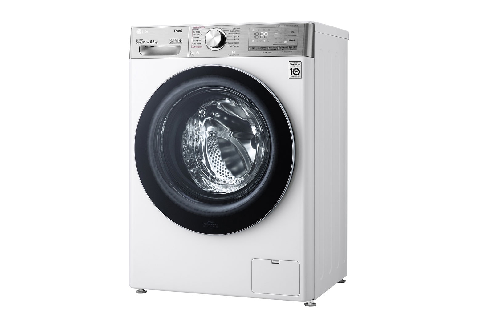 LG Pralko-suszarka LG Vivace | biała | V900 | slim 8,5/5kg | Steam+ | 1200 rpm | TurboWash 360 | AIDD | ThinQ | F2DV9S8H2E, F2DV9S8H2E