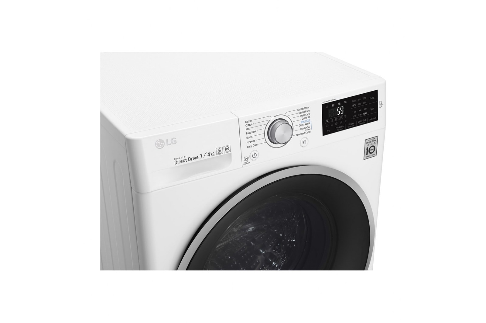 LG Pralko-suszarka LG Vivace C4 slim 7/4 kg 1200rpm F2J6HM1W, F2J6HM1W