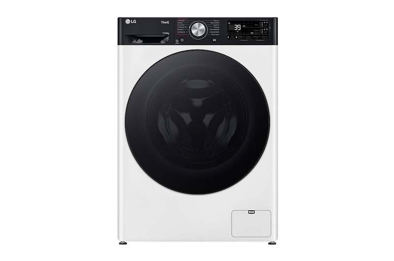 LG Pralko-suszarka LG Vivace | R750 | biała, czarny panel | 11/6 kg | 1400 rpm | ezDispense | TurboWash 360 | ThinQ | AIDD | F4D1675YW, F4D1675YW