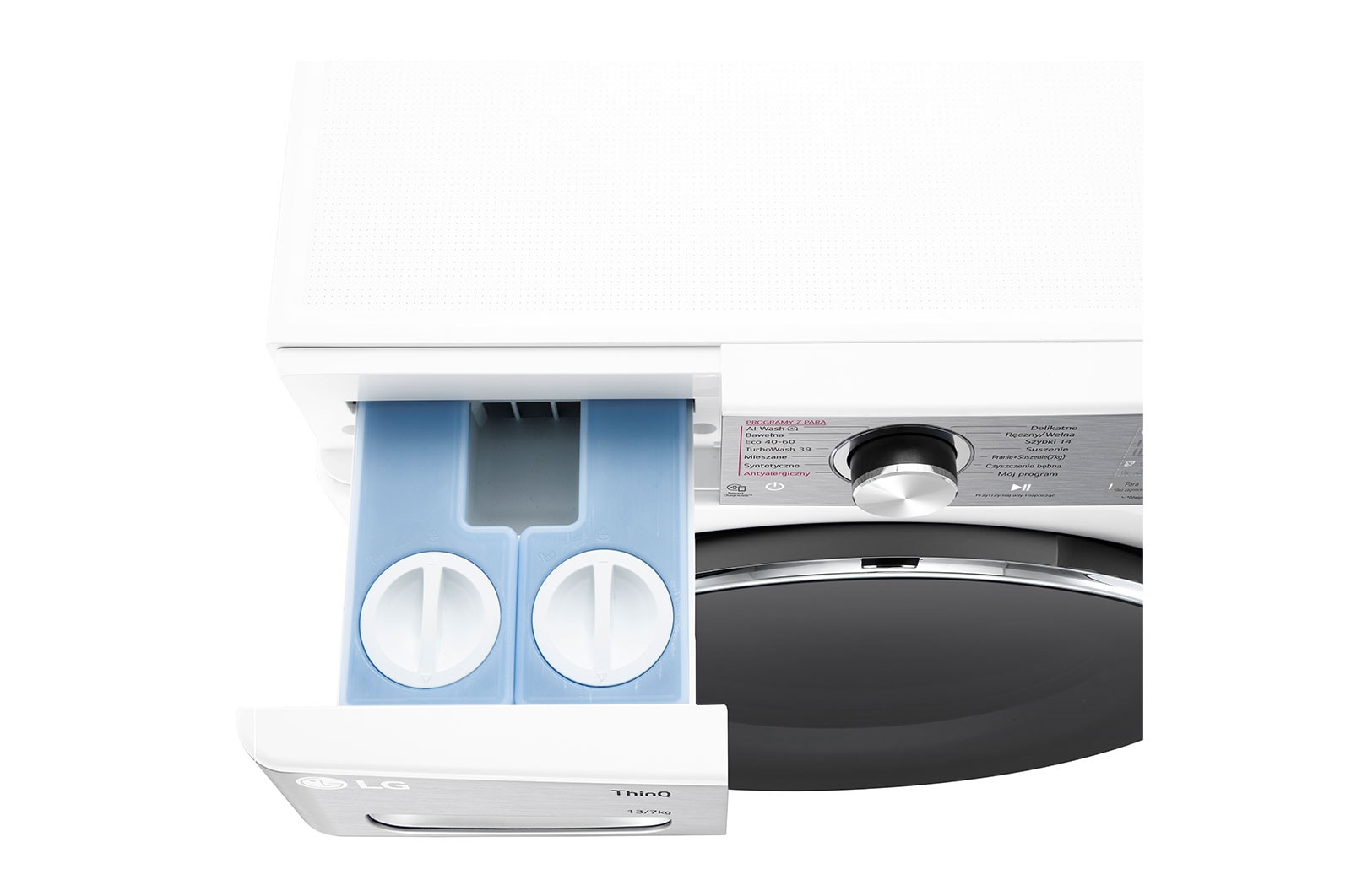 LG Pralko-suszarka LG | 1-13 / 7  kg |1400 obr. | AIDD | Autodozowanie | Turbowash 360 | Klasa A-10% | F4D37952W, F4D37952W