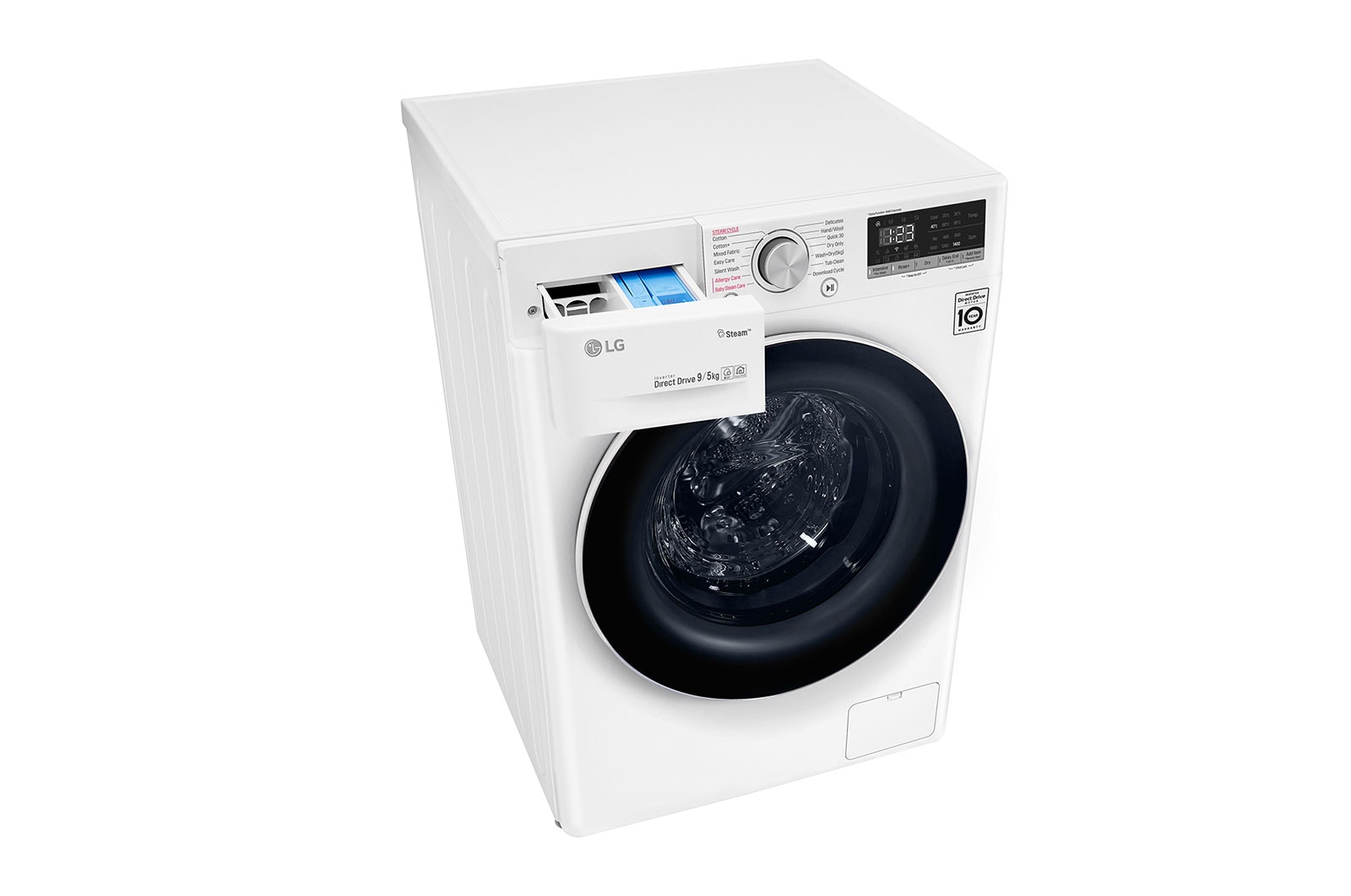 LG Pralko-suszarka LG Vivace V400 9/5 kg Steam 1400rpm ThinQ F4DN409S1, F4DN409S1