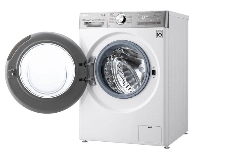 LG Pralko-suszarka LG Vivace | V900 | 10,5/7 kg | Steam+ | 1400 rpm | ThinQ | AIDD | Programy antyalergiczne | F4DV910A2E, F4DV910A2E