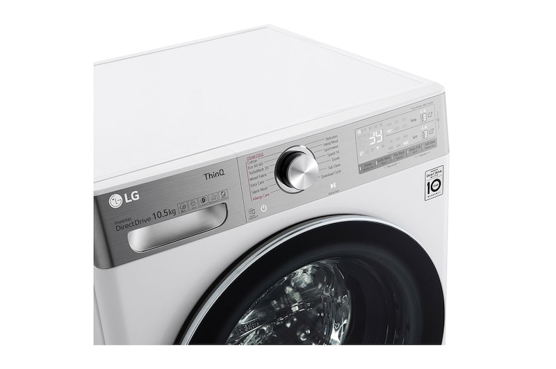 LG Pralko-suszarka LG Vivace | V900 | 10,5/7 kg | Steam+ | 1400 rpm | ThinQ | AIDD | Programy antyalergiczne | F4DV910A2E, F4DV910A2E