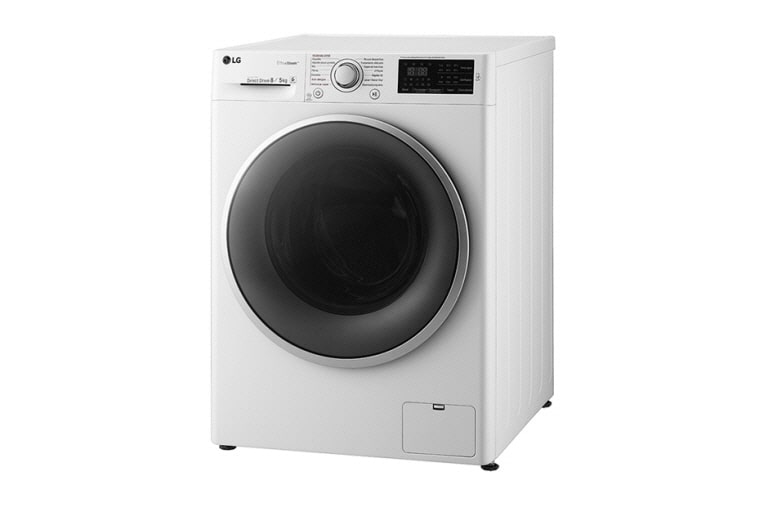 LG 8/5 kg, Funkcje Parowe, Direct Drive, 6 Motion, 1400obr/min, NFC, FH4U2TDH1N