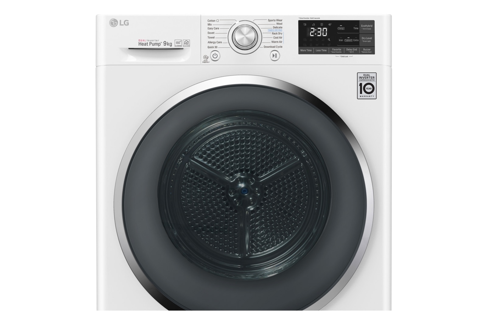 LG Suszarka do ubrań LG 9kg RC90U2AV2W, RC90U2AV2W