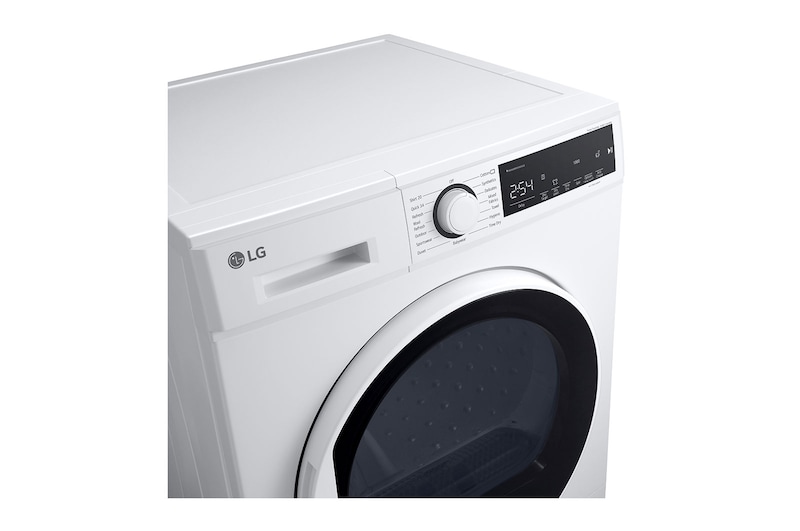 LG Suszarka LG | 8 kg | pompa ciepła | biała | Sensor Dry | Klasa A++ | V5R08DM, V5R08DM