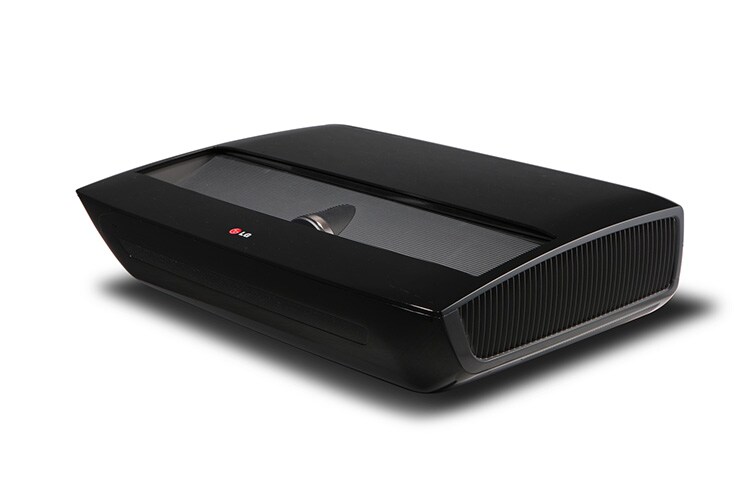 LG HECTO FULL HD PROJEKTOR LASEROWY, ULTRAKRÓTKI RZUT, INTEL WIDI ZE ZINTEGROWANYM ODTWARZACZEM DIVX HD HECTO - widok z przodu