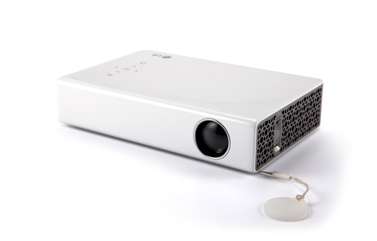 Przenośny projektor LED HD Ready (720p) z jasnością 500 ANSI lumenów i Intel WiDi PB62G - widok z przodu