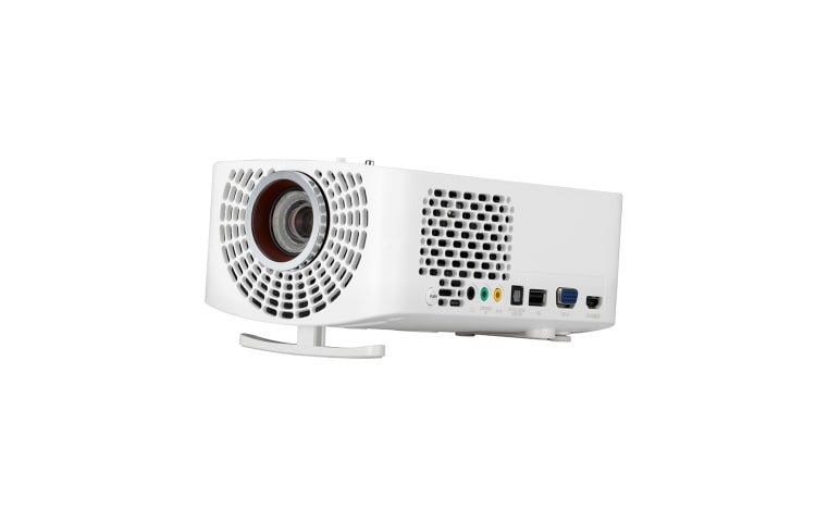 PROJEKTOR LEDOWY KINA DOMOWEGO Z ROZDZIELCZOŚCIĄ FULL HD, 1400 LUMENÓW ANSI I ZOOMEM OPTYCZNYM,ŹRÓDŁO ŚWIATŁA LED,KONTRAST:150.000:1. PF1500G - widok z przodu