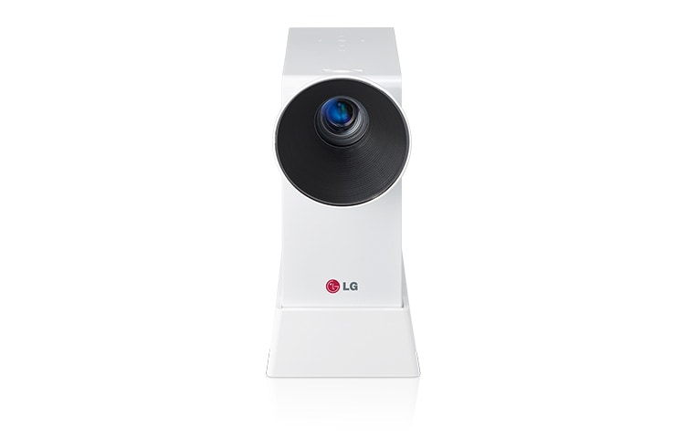LG Przenośny projektor LED, 500 ANSI-lumenów, kontrast 100.000:1, Rozdzielczość WXGA, zestaw baterii, wytrzymałość 2,5 h, PG60G