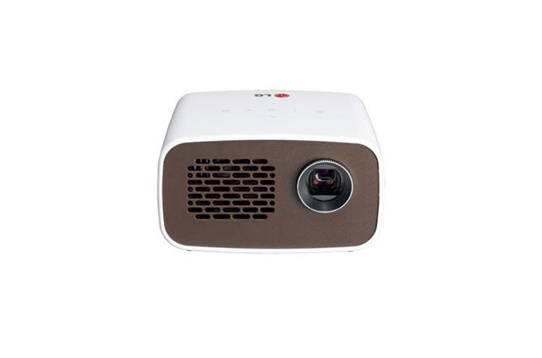 Projektor LED Minibeam z wbudowanym akumulatorem PH300 - widok z przodu
