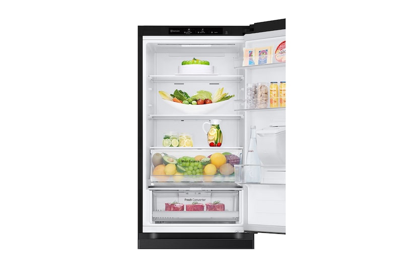 right open  with foods