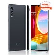 LG VELVET Grey LMG900EM-Grey - widok z przodu