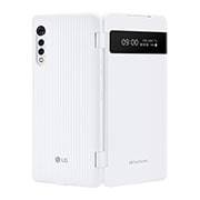 LG Dual Screen White [LG VELVET] LMG905N-White - widok z przodu