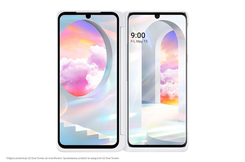 LG Dual Screen White [LG VELVET], LMG905N-White