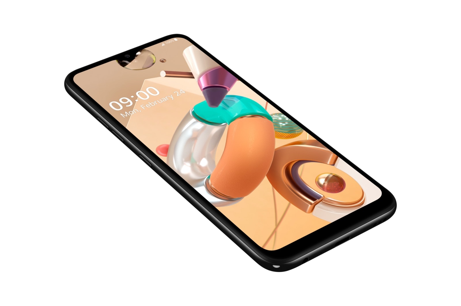 LG K41S Black, LMK410EMW-Black