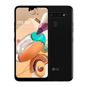 LG K41S Black LMK410EMW-Black - widok z przodu