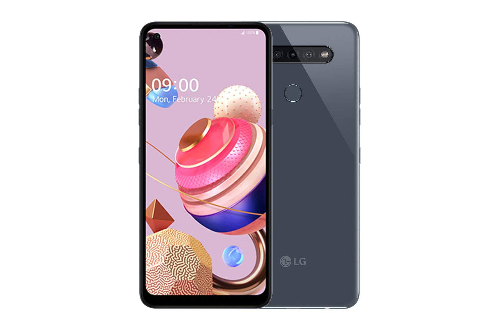 LG K51S Titan LMK510EMW-Titan - widok z przodu