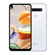 LG K61 White LMQ630EAW-White - widok z przodu