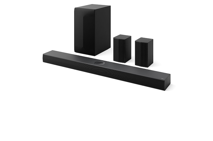 LG 5.1.1-kanałowy soundbar kina domowego LG z Dolby Atmos i tylnymi głośnikami S70TR, S70TR