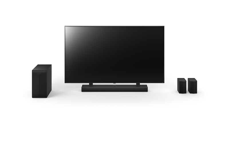 LG 5.1.1-kanałowy soundbar kina domowego LG z Dolby Atmos i tylnymi głośnikami S70TR, S70TR