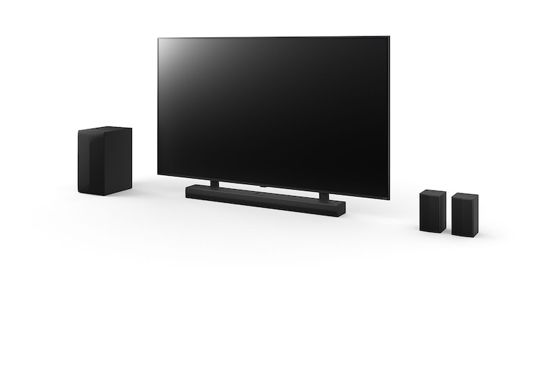 LG 5.1.1-kanałowy soundbar kina domowego LG z Dolby Atmos i tylnymi głośnikami S70TR, S70TR