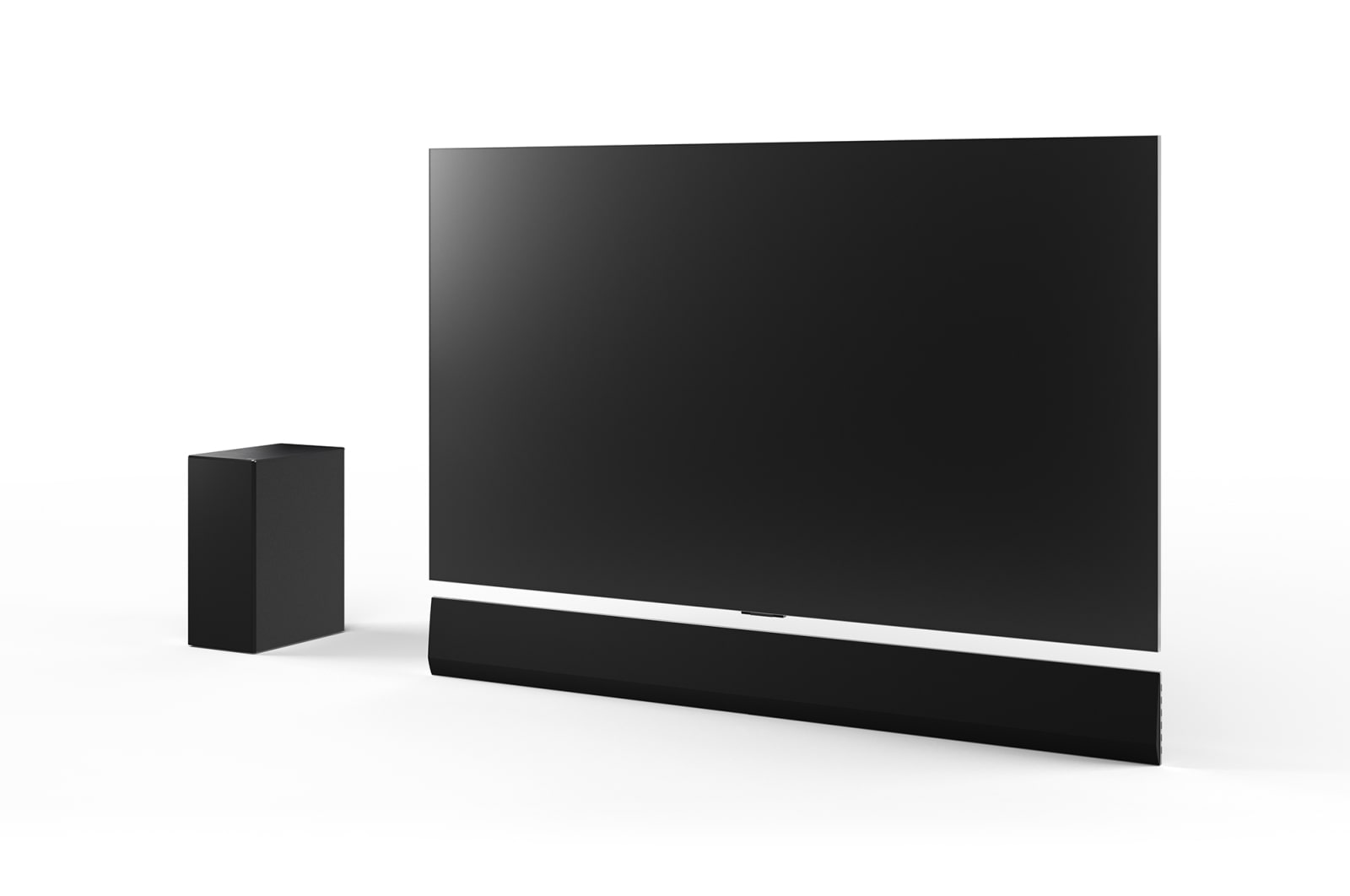 soundbar-TV-speaker left perspective view