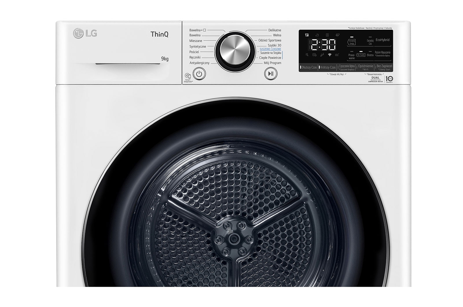 LG Suszarka LG 10 kg ThinQ RC10V9AV2W, RC10V9AV2W