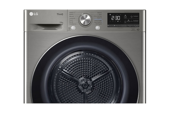 LG Suszarka LG | 10 kg | ThinQ | Programy antyalergiczne | DUAL Inverter Heat Pump™ | Automatyczne czyszczenie skraplacza | RC10V9PV2W, RC10V9PV2W