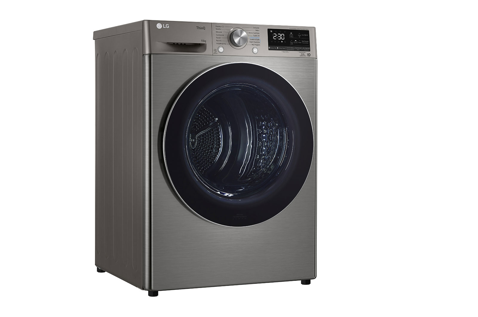 LG Suszarka LG | 10 kg | ThinQ | Programy antyalergiczne  | DUAL Inverter Heat Pump™ | Automatyczne czyszczenie skraplacza | RC10V9PV2W, RC10V9PV2W