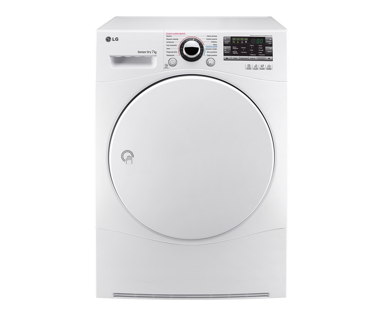 7KG SUSZARKA DO MATERIAŁÓW DELIKATNYCH RC7066A1Z - widok z przodu