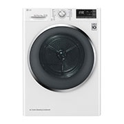 Suszarka LG 9kg RC90U2AV3Q RC90U2AV3Q - widok z przodu