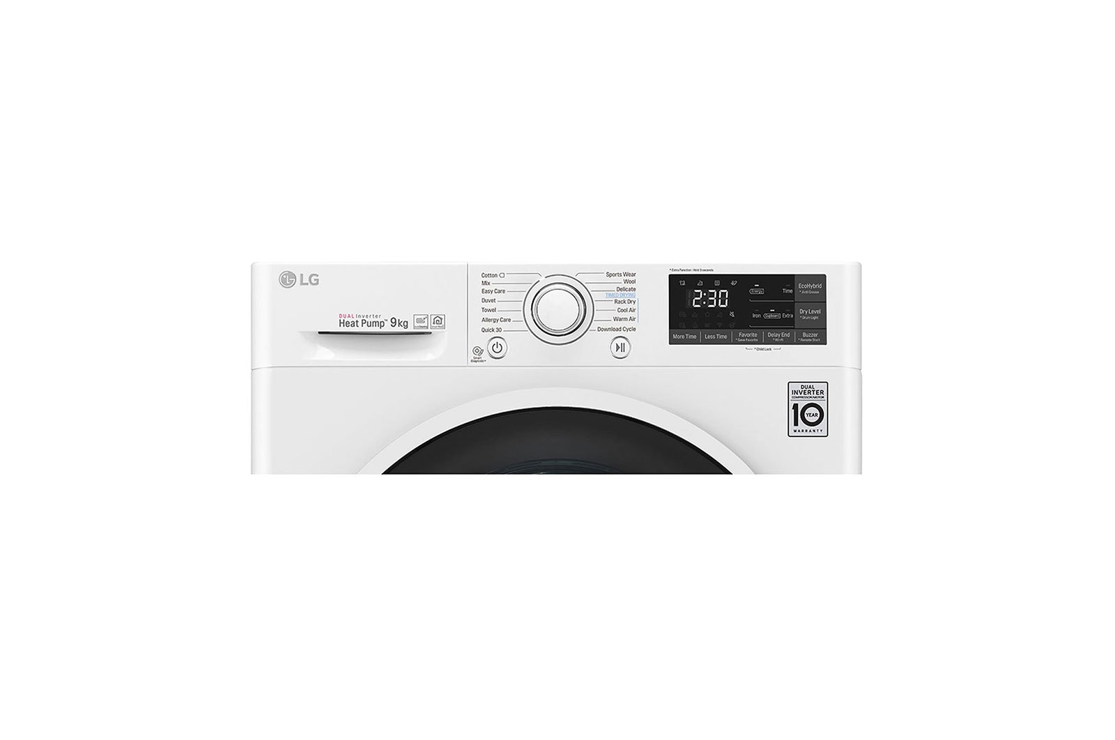 LG Suszarka do ubrań LG 9kg RC90U2AV4Q, RC90U2AV4Q