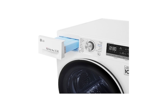 LG Suszarka LG | 9kg | ThinQ | Programy antyalergiczne | DUAL Inverter Heat Pump™ | Automatyczne czyszczenie skraplacza | RC90V9AV4N, RC90V9AV4N