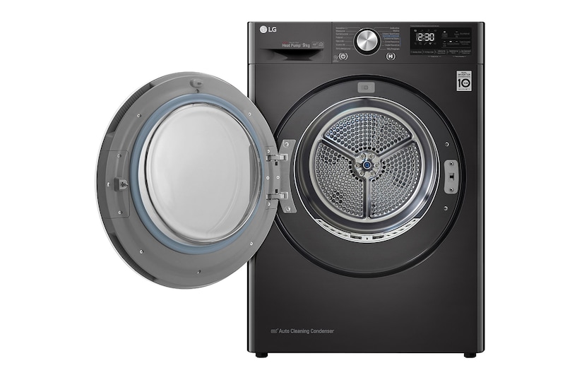 LG Suszarka LG |czarna| 9kg | ThinQ| RC90V9JV2W, RC90V9JV2W