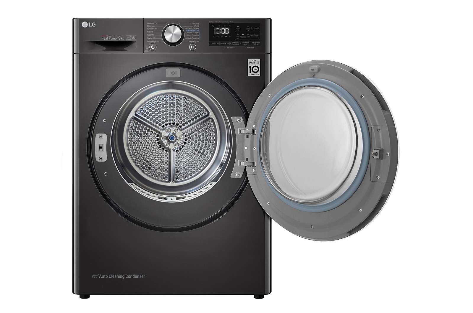 LG Suszarka LG |czarna| 9kg | ThinQ| RC90V9JV2W, RC90V9JV2W