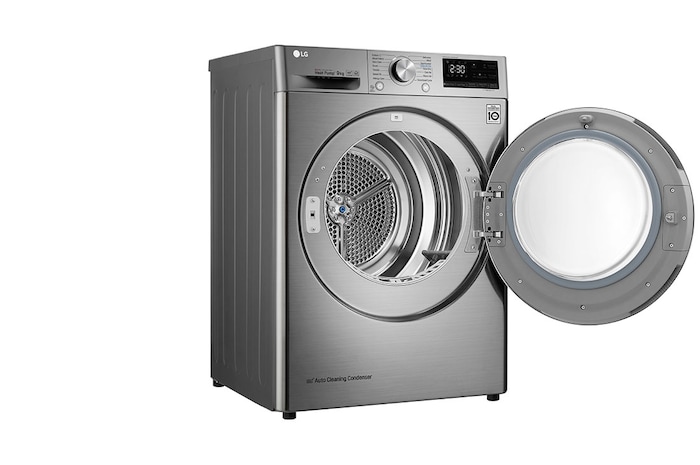 LG Suszarka |srebrna| 9 kg | ThinQ| RC90V9PV2N, RC90V9PV2N
