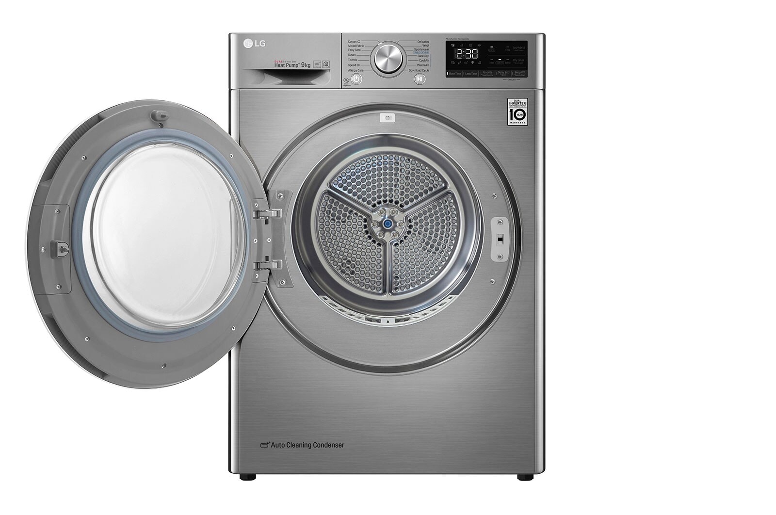 LG Suszarka |srebrna| 9 kg | ThinQ| RC90V9PV2N, RC90V9PV2N
