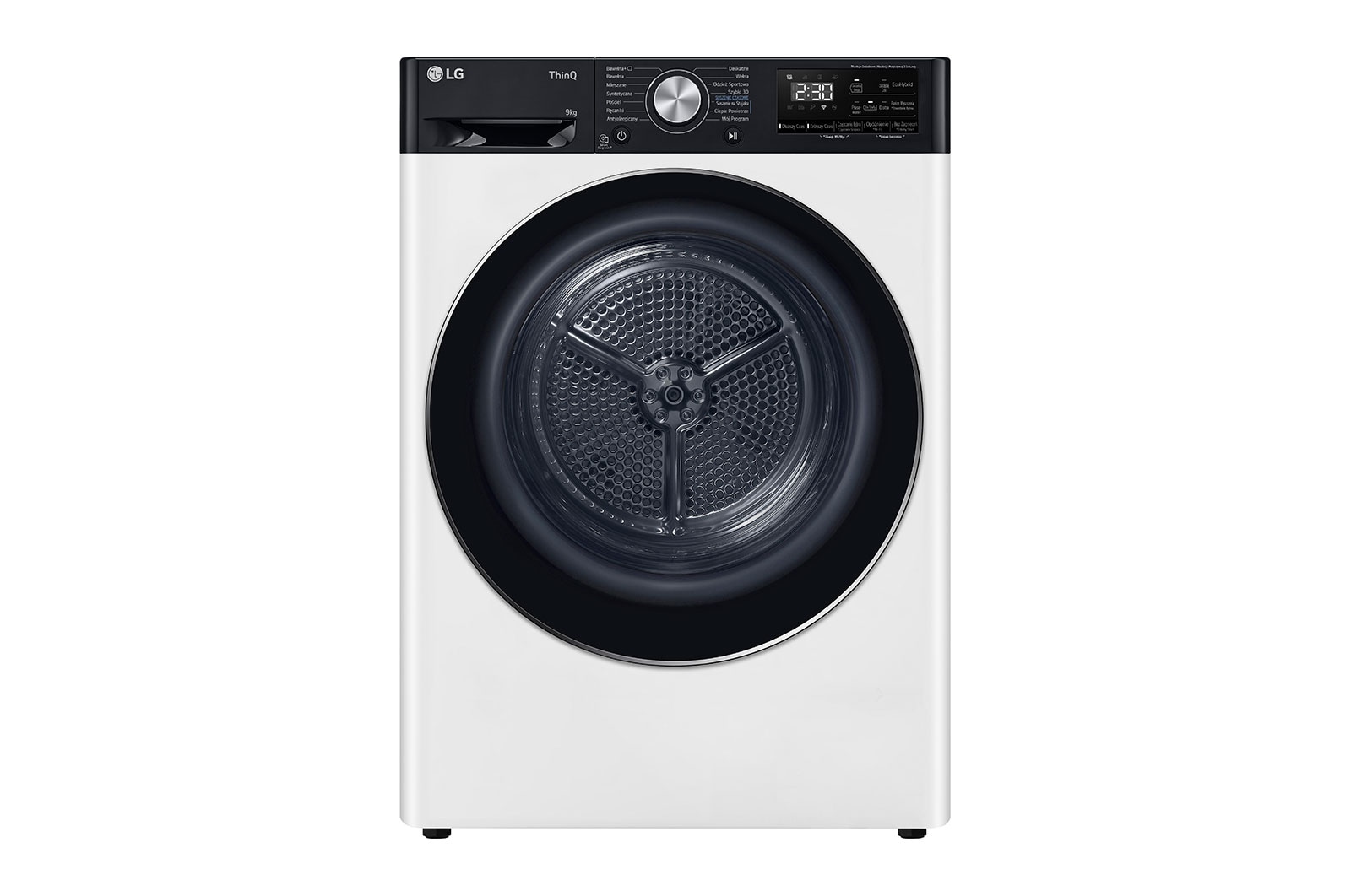 LG Zestaw pralka + suszarka LG | Programy antyalergiczne| 11 / 9 kg | AIDD™ | ThinQ™ | Smart pairing | Biały, czarny panel, F4W11-RH90P.BUNDLE