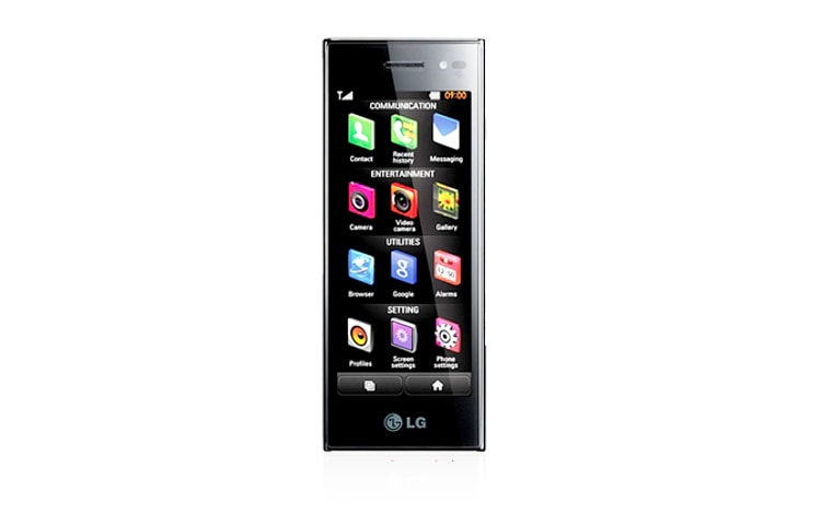 LG BL40 New Chocolate. Imponujący, wyjątkowy i unikalny telefon. BL40 - widok z przodu